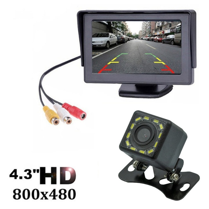 Camera de marsarier, CST-922, 3 inch, set cu 4 lumini, 18.5x15x7cm