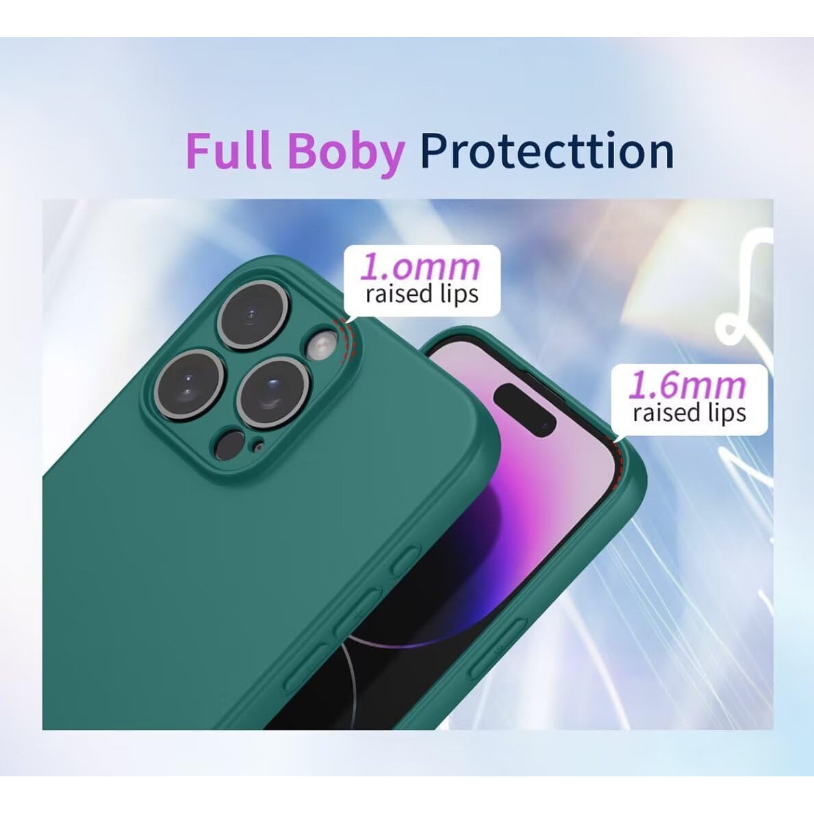 Husa Soft Touch, slim, ALC Mobile, anti soc, compatibila cu Samsung Galaxy A07, Verde Inchis Tpu