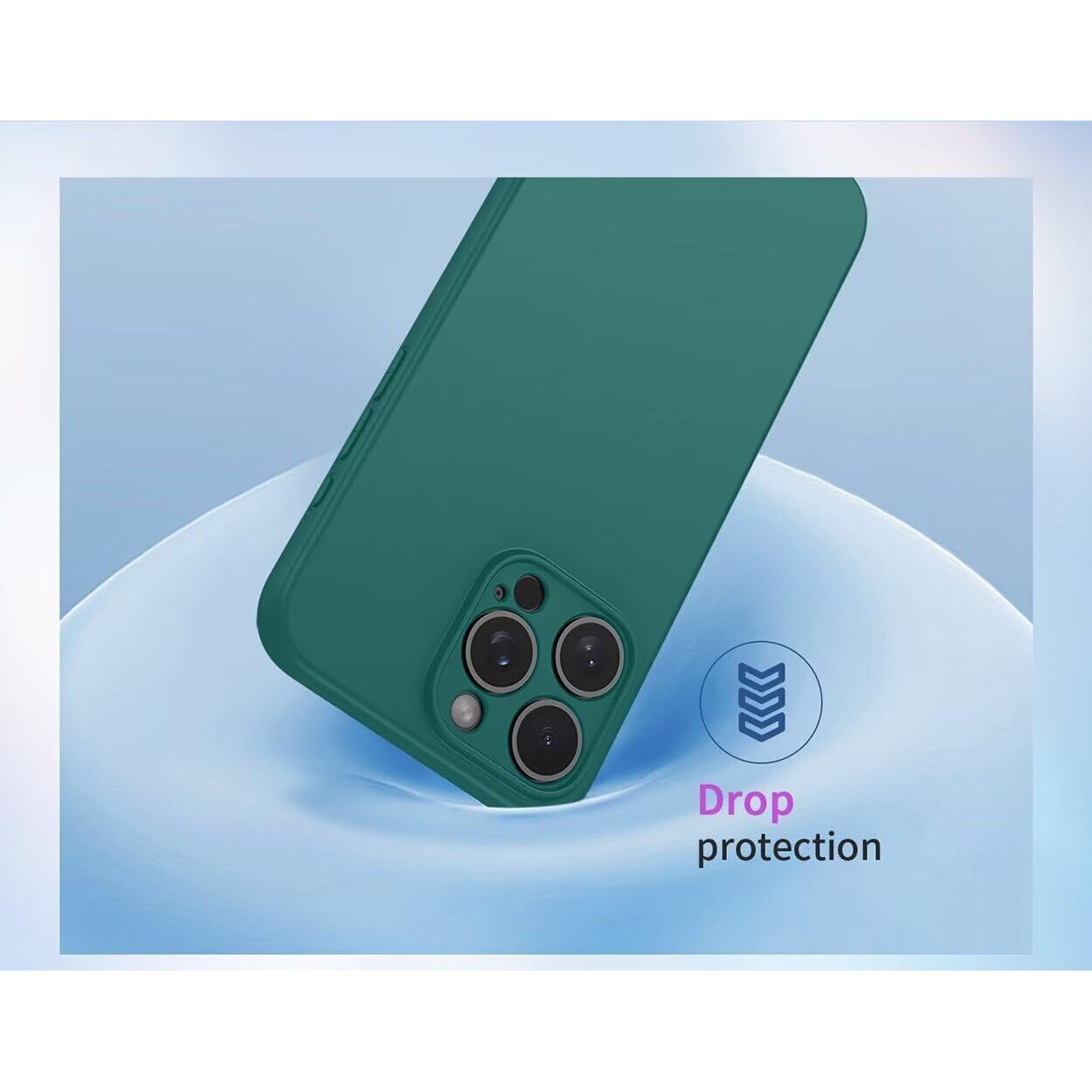 Husa Soft Touch, slim, ALC Mobile, anti soc, compatibila cu Samsung Galaxy A07, Verde Inchis Tpu