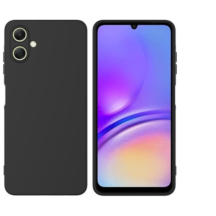 Husa Soft Touch, slim, ALC Mobile, anti soc, compatibila cu Samsung Galaxy A07, Negru Tpu