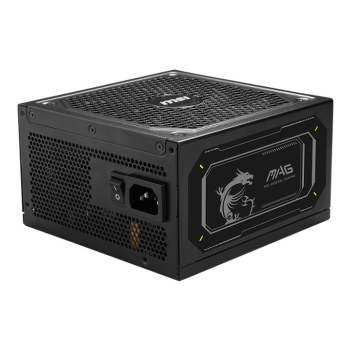 Surse PC MSI MAG A1000GL, 1000 W, 80 Plus Gold, Negru, 15x13.5cm