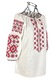 Bluza dama O25 alb/rosu, marimea XL