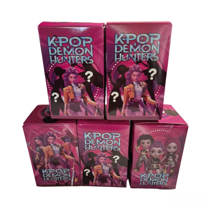Set 5 Figurine Virtual Trend®, Misterybox, K-Pop Girls Demon Hunter, multicolor 11cm