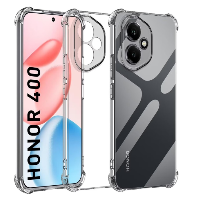 Husa protectie Mat-Tech compatibila cu Honor 400, Margini ridicare camera, Colturi anti-soc, Decupaje Precise, Rezistenta la impact, Transparenta