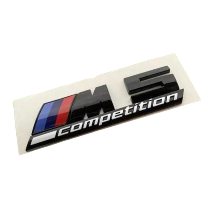 Emblema Sigla Logo Auto Adeziv pentru BMW Portbagaj M5 //M5 Competition