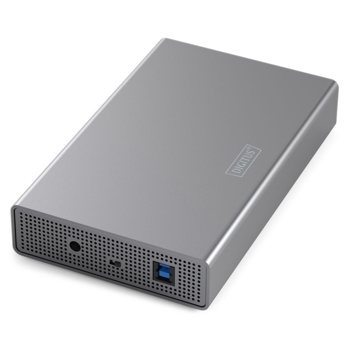 Rack Hard-disk Digitus 3,5", SATA, USB3.0, negru