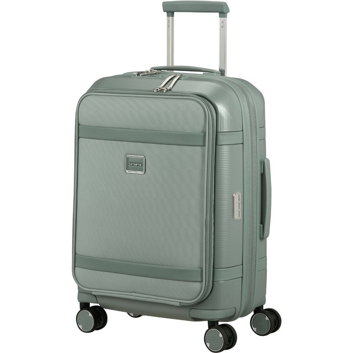 Troller Samsonite H Spin 55/20 cm, 40 l, acces facil, verde