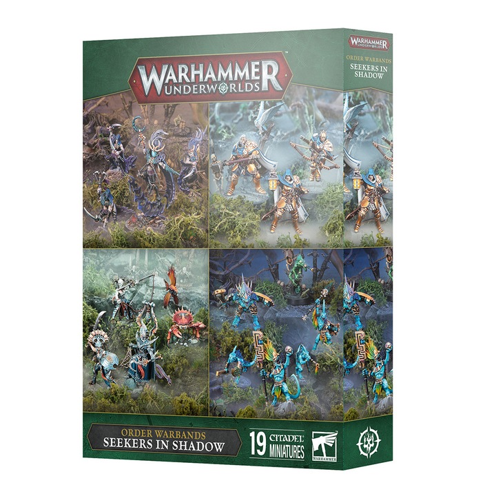 Разширение за игра Warhammer Underworlds, Seekers In Shadow, Games Workshop, 97 части, сиво