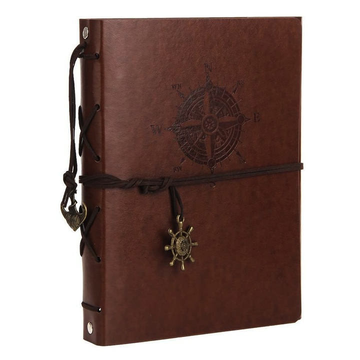 Албум за снимки Morovan, 60 страници, корица от PU кожа, черни страници, 27x20.5см, морски дизайн