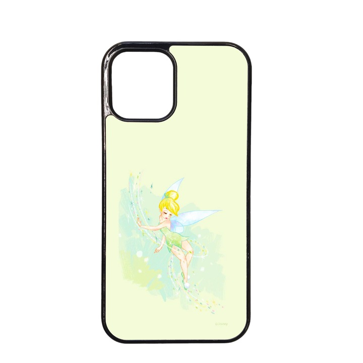 Husa telefon, Tinker Bell, silicon negru, pentru Iphone 12/12 Pro