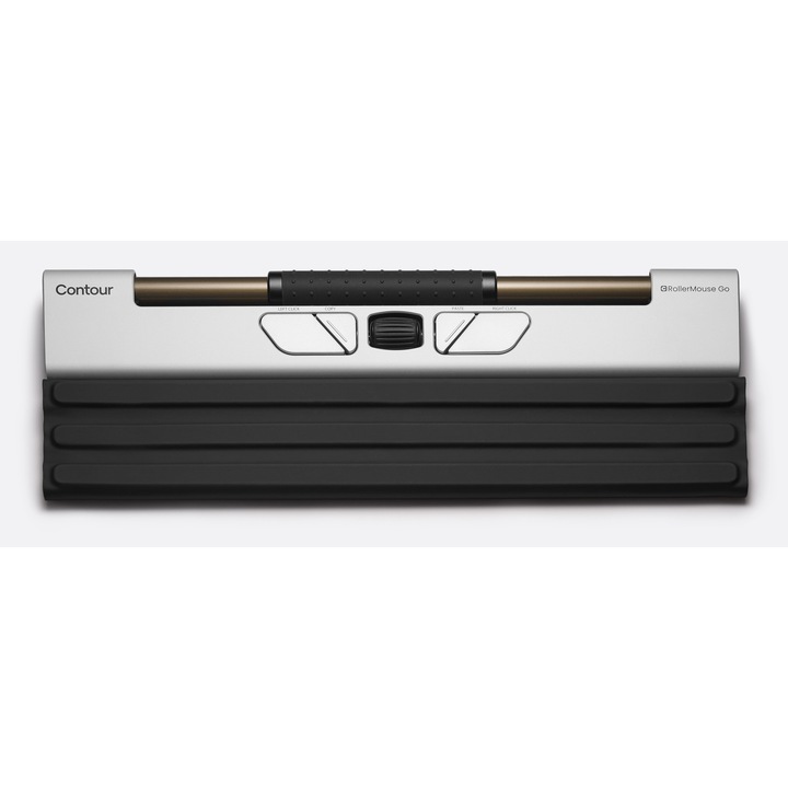 Mouse ergonomic, Contour Design, wireless, 4000 DPI, Alb, 120x120x25 mm