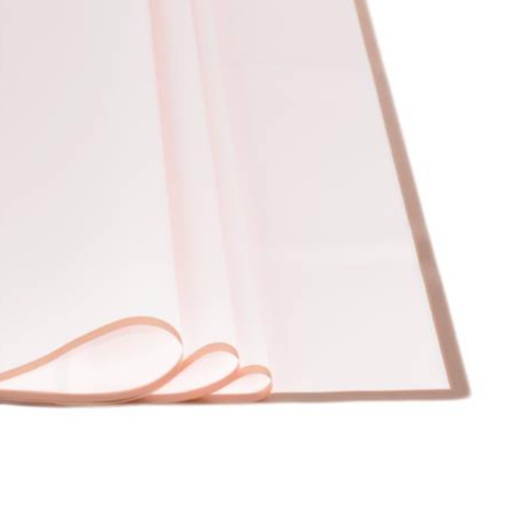 Set 20 Hartii de impachetat flori Aqpink, 58x58 cm, design elegant