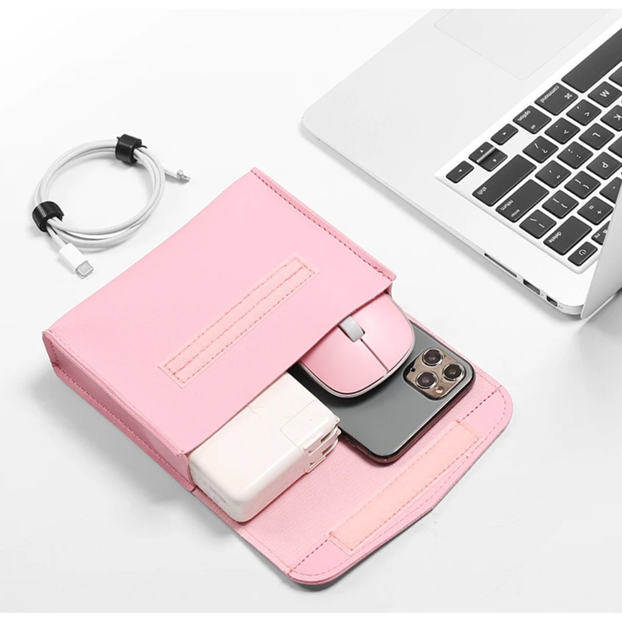 HUSA 3 IN 1 pentru Macbook AIR PRO 13" M1 M2 M3 13,3 13,6 14,2