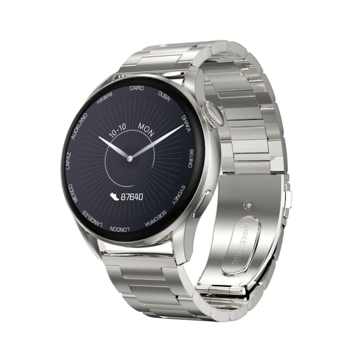 NORTH EDGE X-TREK 2 – Smartwatch sport cu GPS precis, ecran AMOLED 1.43”, apel Bluetooth, monitorizare sanatate si 60 moduri sport