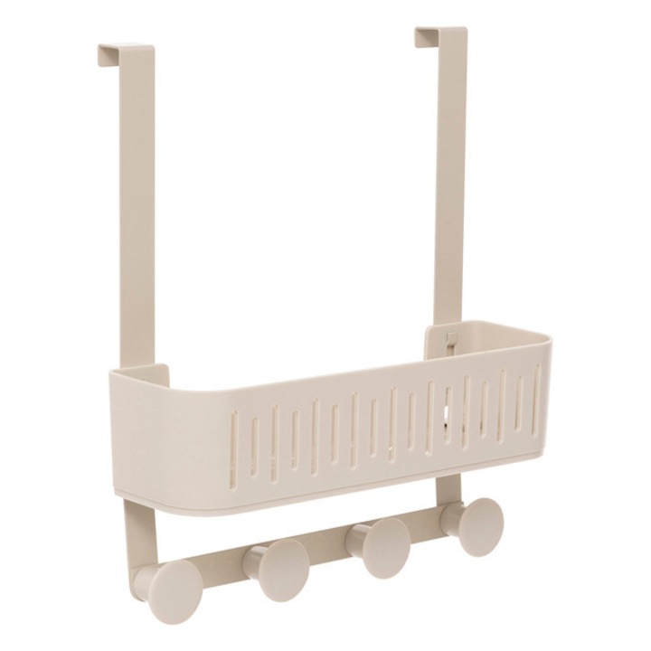 Raft de dus fara gaurire pentru usa cabinei EASY bej, 30 x 11, 5 x 33, 8 cm