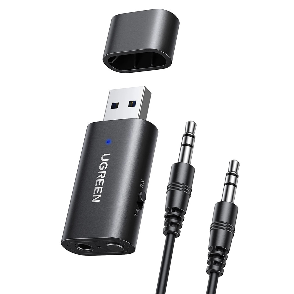 Usb Tx Rx Adapters Adaptor Bluetooth Ugreen 5.1 Transmitator si Receptor Audio, Jack 3.5mm ...