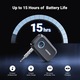 Ugreen 5.3 Bluetooth audio adapter, kihangosító autó, zajcsökkentés, mikrofon, USB-C + AUX - fekete
