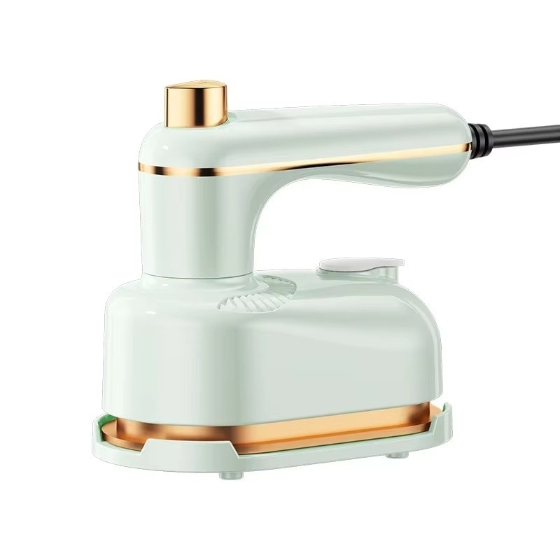 Aparat de calcat cu aburi, incalzire rapida, fier electric 2 in 1, umed-uscat, indepartarea ridurilor la indemana, 40W, 50ml, portabil, verde