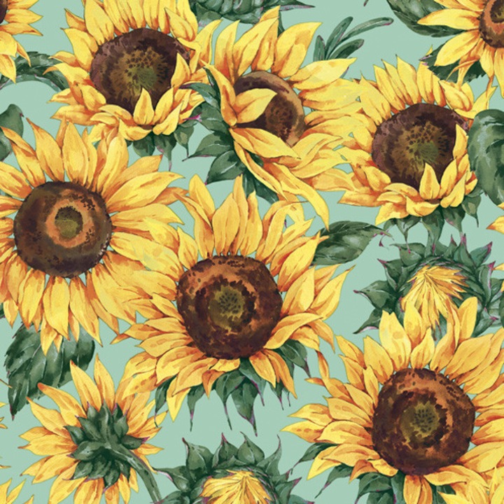 Servetel de hartie Floarea-soarelui Tapet 20 buc 33x33 cm