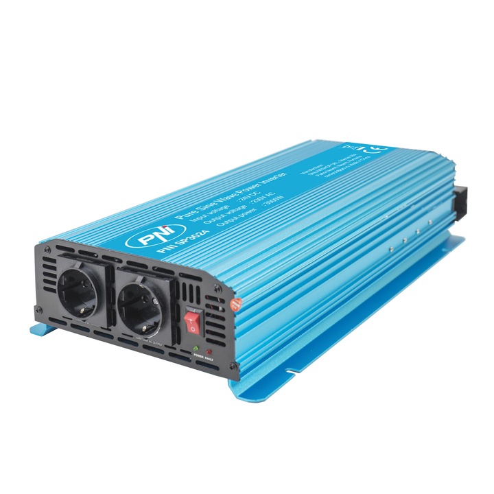 PNI SP3024 feszültségátalakító, 24V tápellátás, 230V kimenet, 3000W tiszta szinusz