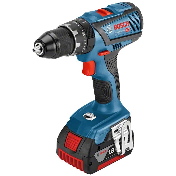 Masina de gaurit si insurubat (bormasina) cu impact pe acumulator Bosch Professional GSB 18V-28, 18 V, 500/1900 RPM, 28.500 percutii/min, 13 mm mandrina rapida, 28/63 Nm, fara acum