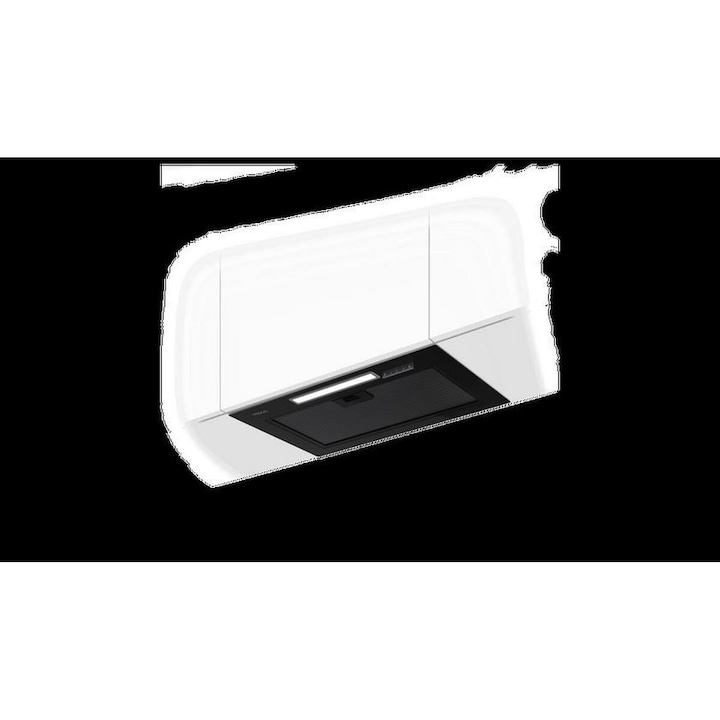 Hota de perete FALMEC VERSO NRS, Culoare alba, Noise reduction System, L85cm, 800mc/h, Touch Control, Functie 24 h, LED