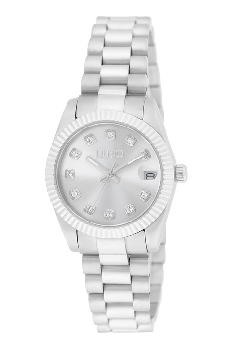 Liu Jo, Rozsdamentes acél karóra logós számlappal, Ezüstszín