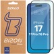 Sticla de protectie, Bizon Glass Edge Duo pentru iPhone 17 / 17 Pro / 16 Pro, 2 bucati