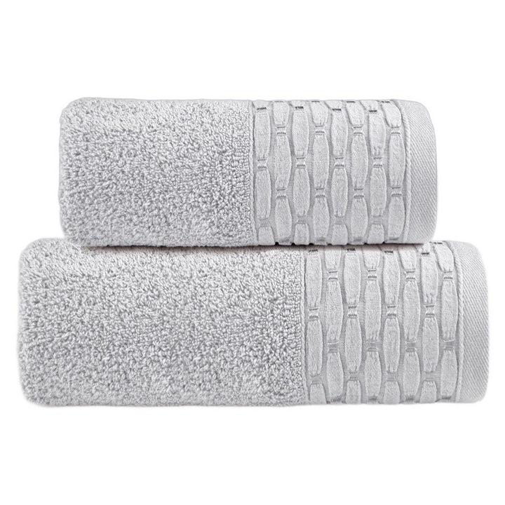 Кърпа New Chic, GRENO, 50x90см, 100% памук, 450 GSM, сив цвят