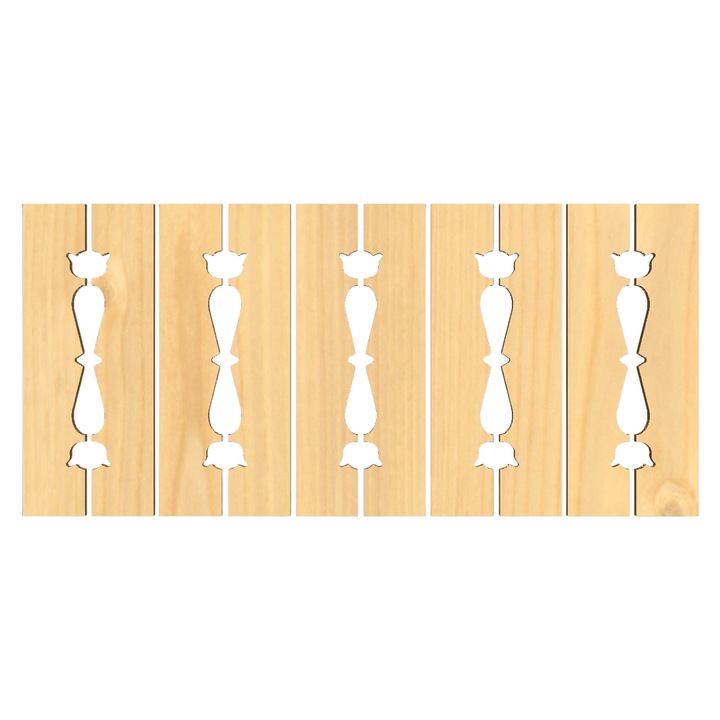 Set 10 Buc. Scandura ornamentala Lalea 50 cm