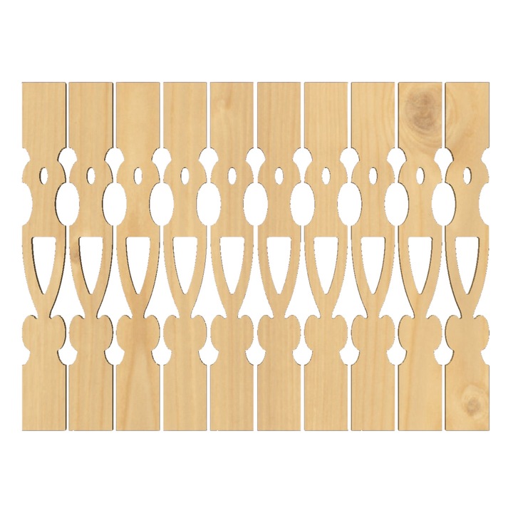 Set 10 Buc. Scandura ornamentala Vera 80 cm