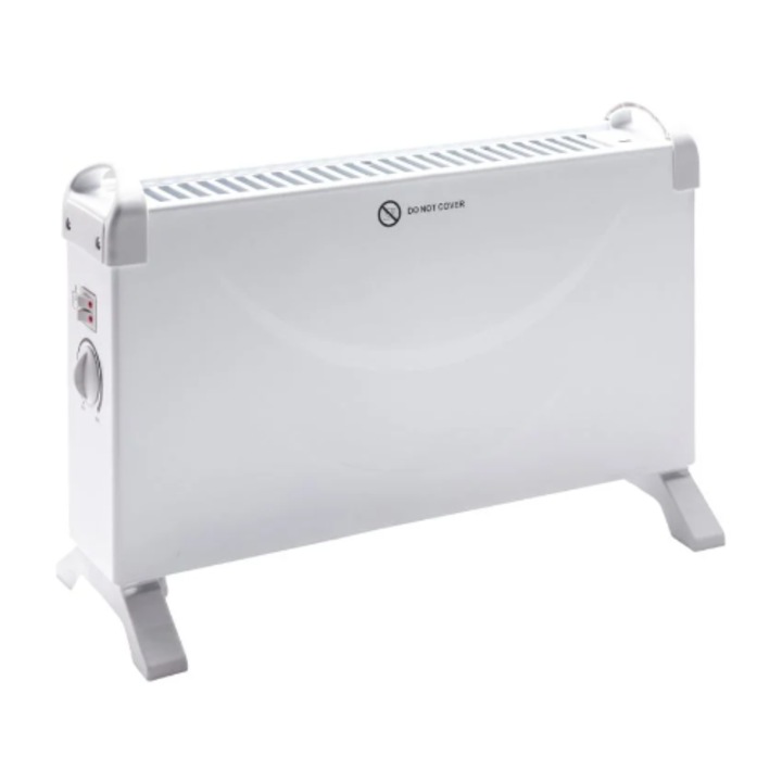 Convector electric PrestigeLine 2000 W, termostat mecanic, 3 trepte de putere 750 W / 1250 W / 2000 W