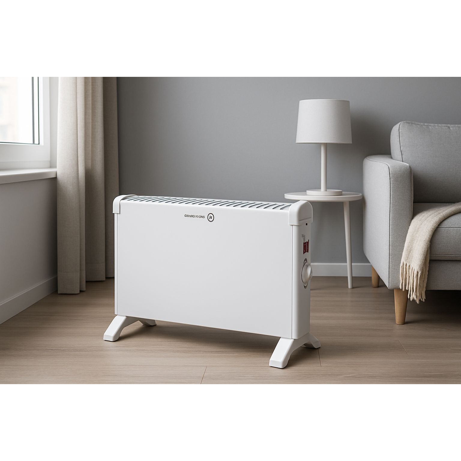 Convector electric PrestigeLine 2000 W, termostat mecanic, 3 trepte de ...