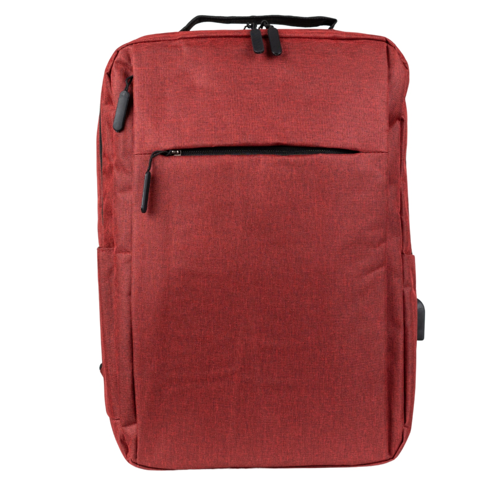 Rucsac scolar tineret VIO oxford rosu, 42x30x10 cm, 12.6L, pentru laptop 15.6”, femei, barbati, HN212701red