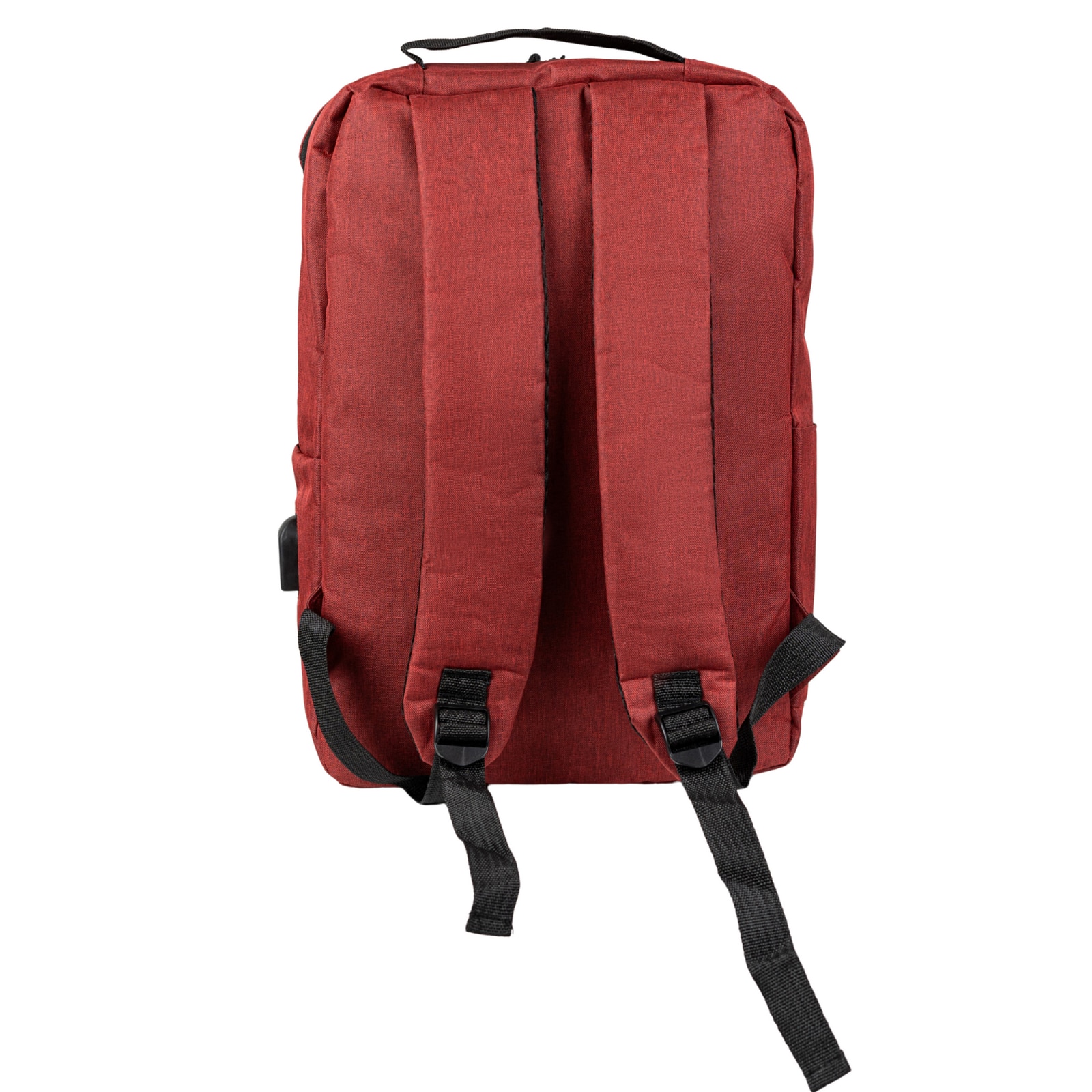 Rucsac scolar tineret VIO oxford rosu, 42x30x10 cm, 12.6L, pentru laptop 15.6”, femei, barbati, HN212701red