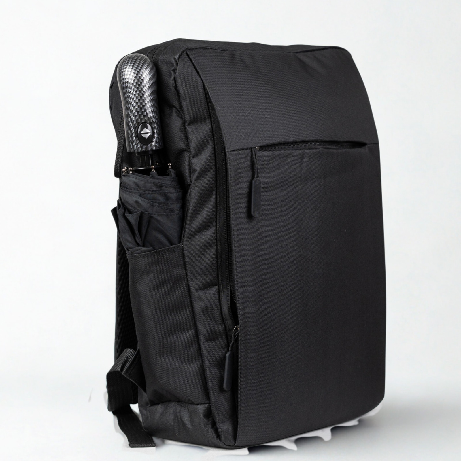 Rucsac scolar tineret VIO oxford negru, 42x30x10 cm, 12.6L, pentru laptop 15.6”, femei, barbati, HN212701black