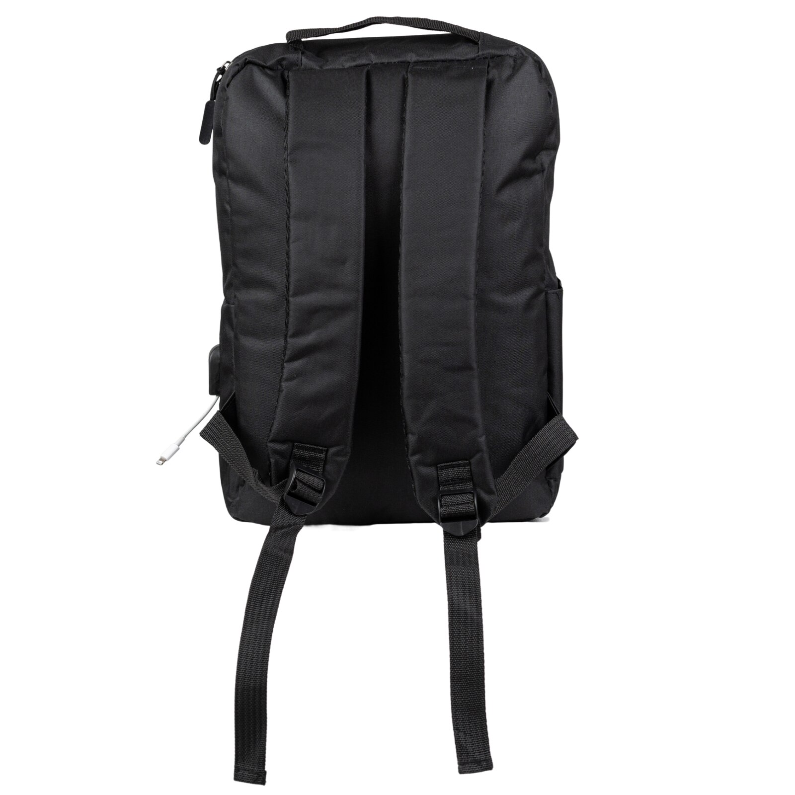 Rucsac scolar tineret VIO oxford negru, 42x30x10 cm, 12.6L, pentru laptop 15.6”, femei, barbati, HN212701black