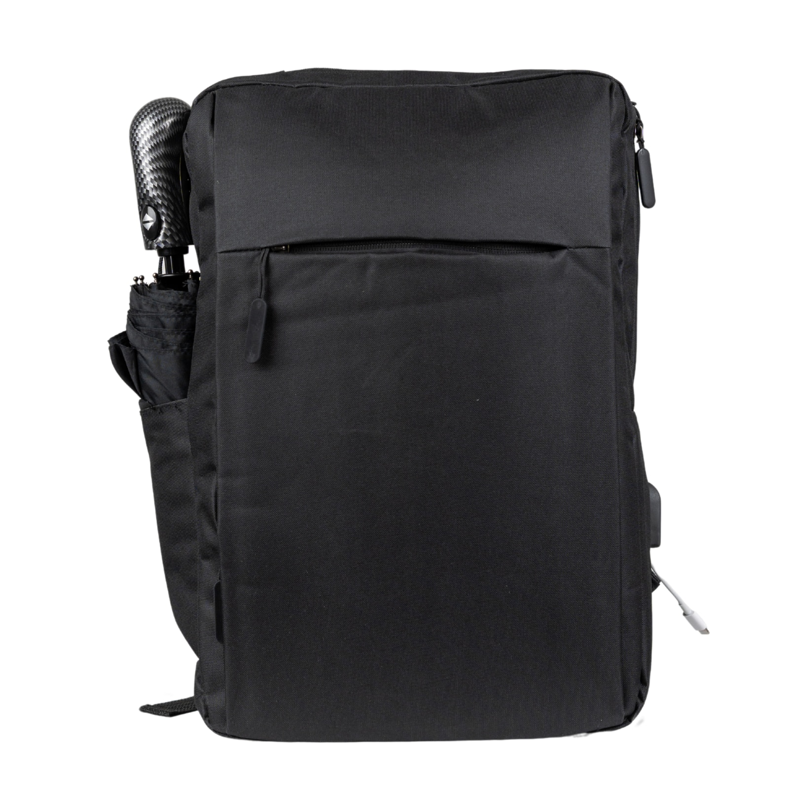 Rucsac scolar tineret VIO oxford negru, 42x30x10 cm, 12.6L, pentru laptop 15.6”, femei, barbati, HN212701black