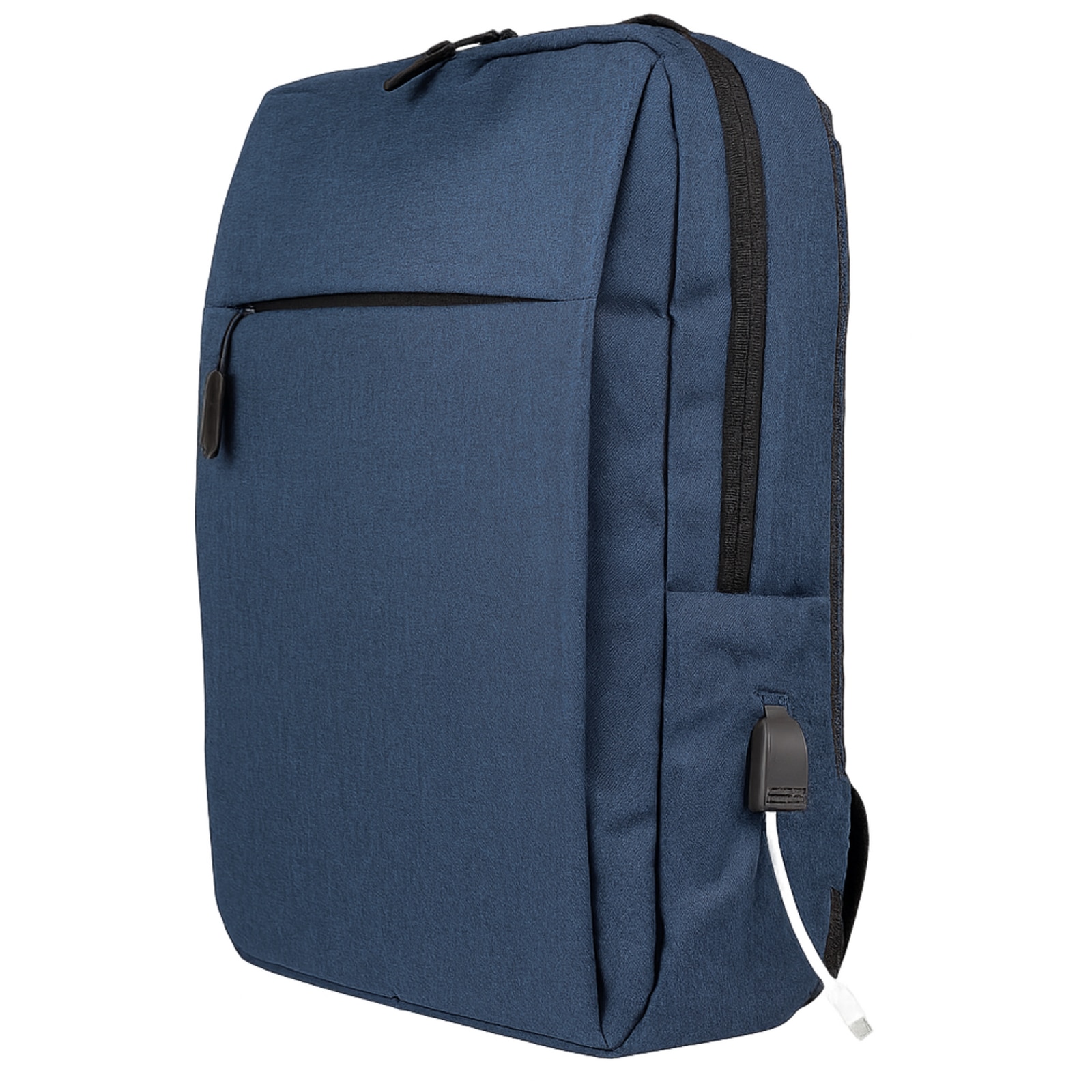 Rucsac scolar tineret VIO oxford albastru, 42x30x10 cm, 12.6L, pentru laptop 15.6”, femei, barbati, HN212701blue