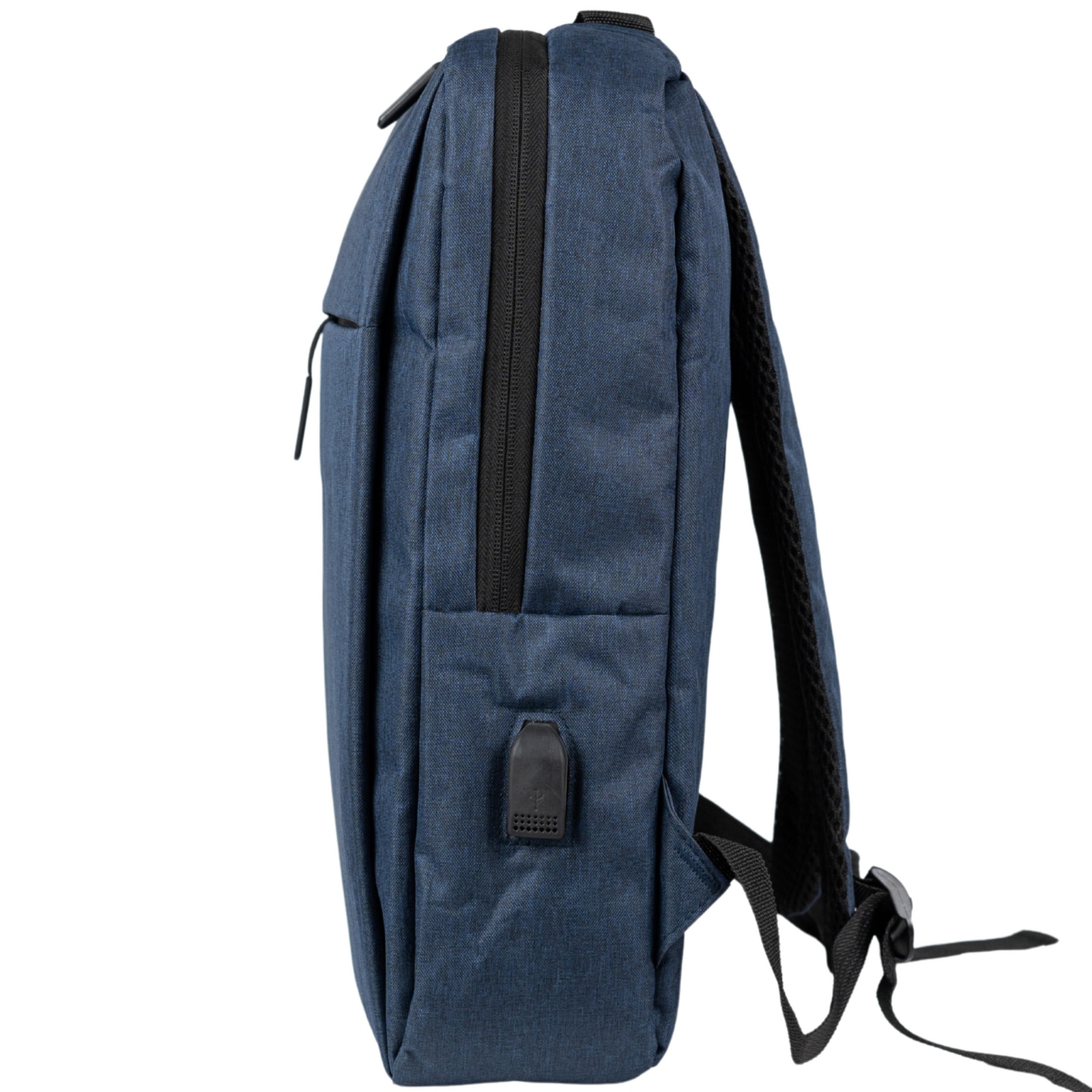 Rucsac scolar tineret VIO oxford albastru, 42x30x10 cm, 12.6L, pentru laptop 15.6”, femei, barbati, HN212701blue