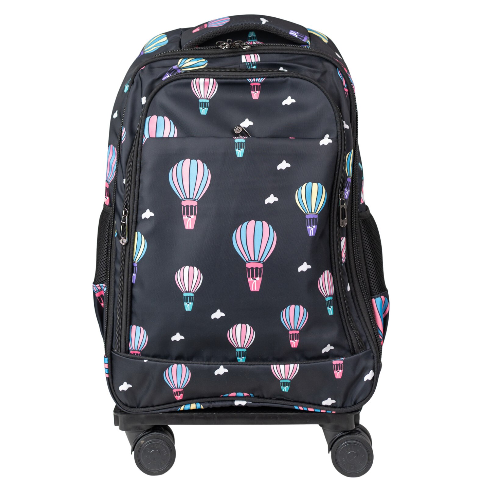 Rucsac scolar pe roti VIO oxford cu maner telescopic si platforma detasabila, 32L, 58x37x18 cm, fete, baieti, laptop 15.6”, 20613