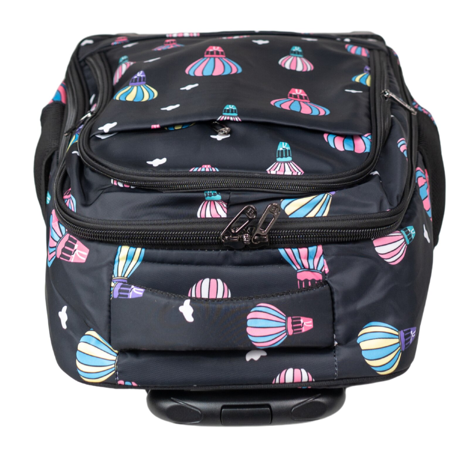 Rucsac scolar pe roti VIO oxford cu maner telescopic si platforma detasabila, 32L, 58x37x18 cm, fete, baieti, laptop 15.6”, 20613