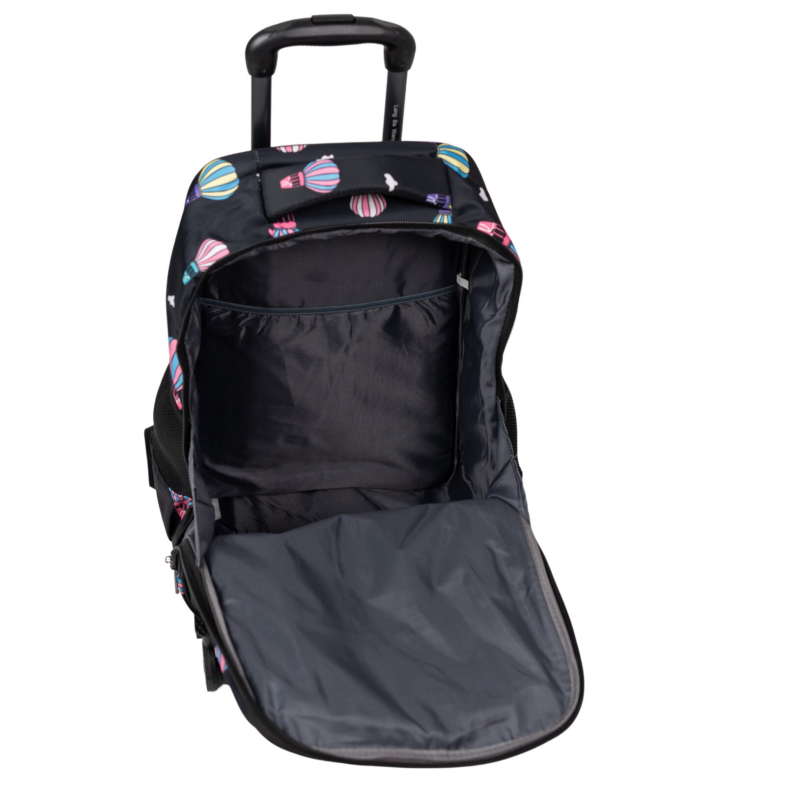 Rucsac scolar pe roti VIO oxford cu maner telescopic si platforma detasabila, 32L, 58x37x18 cm, fete, baieti, laptop 15.6”, 20613
