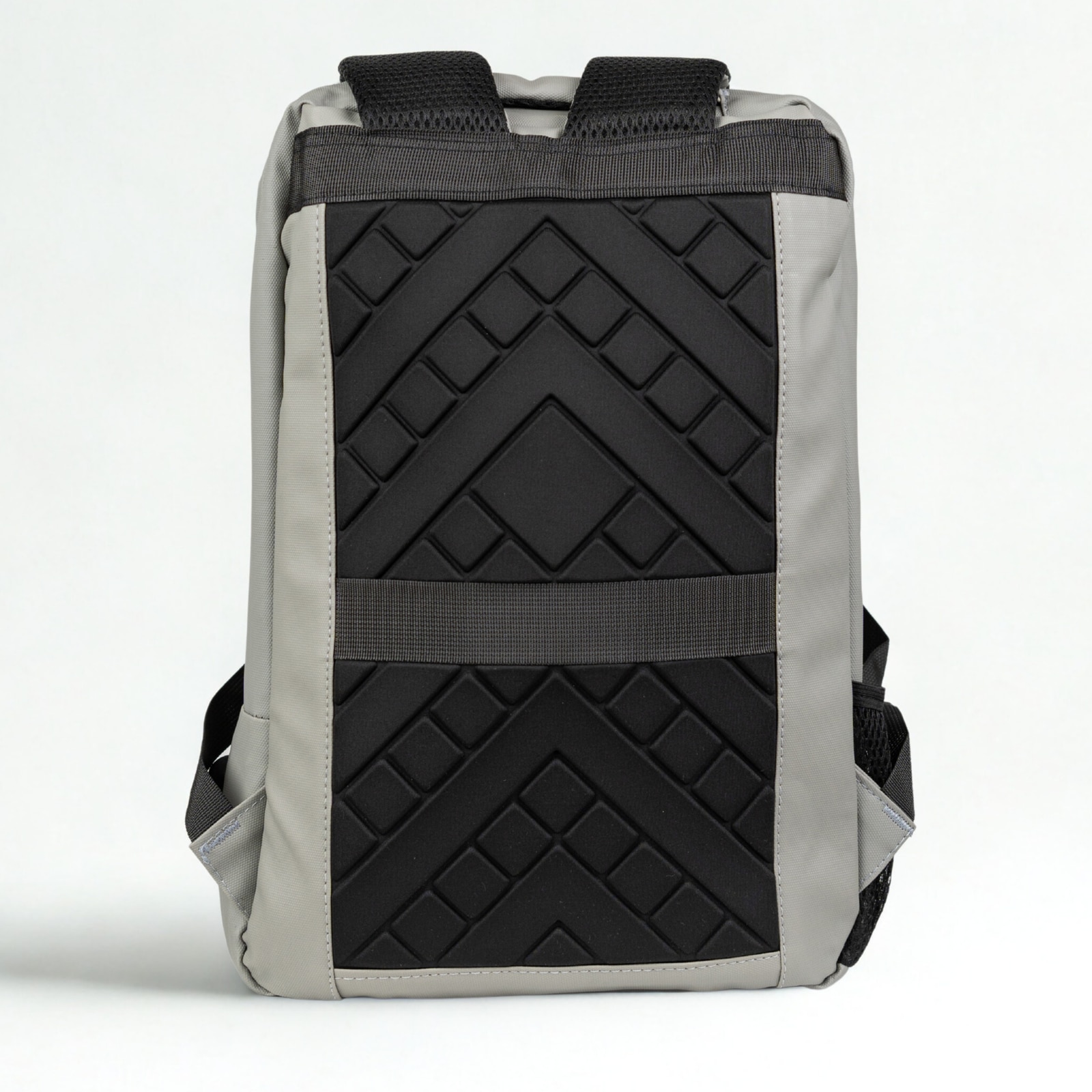 Rucsac scolar tineret VIO poliester gri, 43x30x11 cm, 14,2 L, pentru laptop 15,6”, femei/barbati, telefon si documente, curea pe valiza, BK91109grey