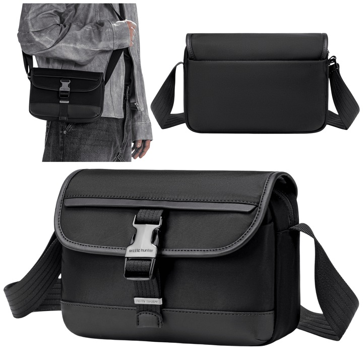 Női kis válltáska, 2,7L elegáns és praktikus, kompakt és könnyű KB00828black