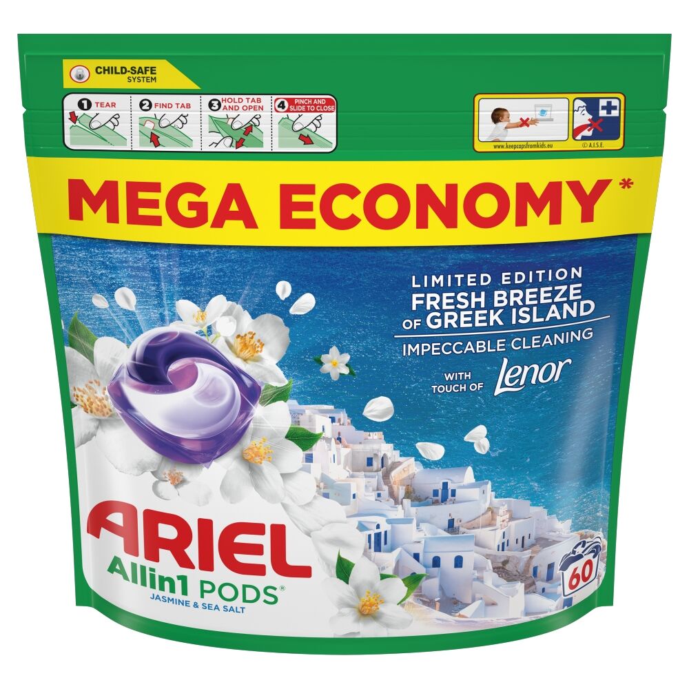 Capsule de spălare Ariel All-in-1 PODS, ediție limitată Fresh