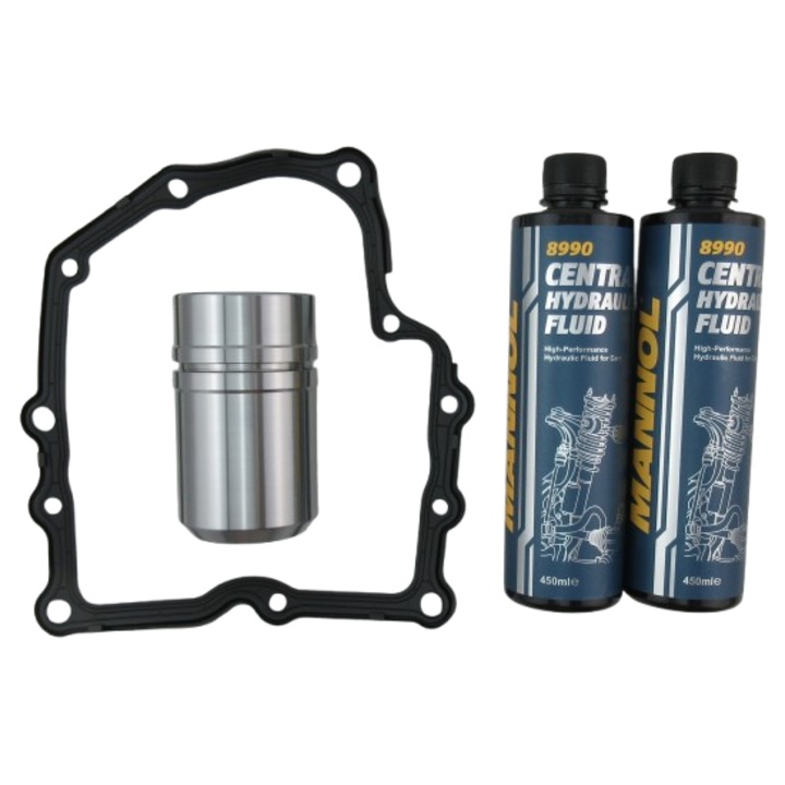 Kit montare transmisie Remanglobal, set reparare DQ200 0AM DSG7, 2x ulei 0.45L, garnitura, P17BF P0841 P189C