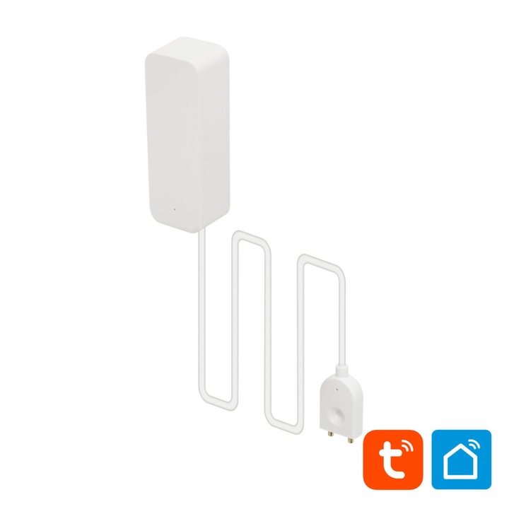 Acasa Detector de scurgeri de apa HSWAS, masina de spalat, masina de spalat vase, boiler, pompa, Smart Life, Tuya Smart, casa inteligenta, notificare telefonica, automatizare, control dispozitiv, alarma