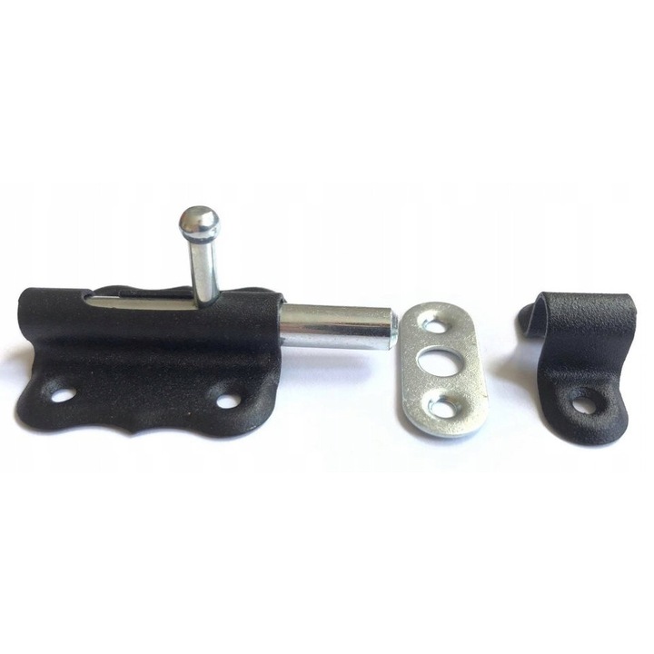Set 20 Zavor Cu Bolta Rotunda, Wo, 50C, Zavor Cu Bolta Rotunda, Pentru Porti Si Dulapuri, Culoare Eleganta Neagra, Dimensiune 50x50 mm, Negru