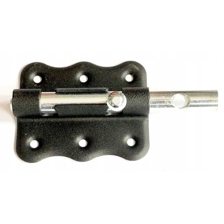 Set 20 Zavor Cu Bolta Rotunda, Wo, 80C, Culoare Negru, Zavor Cu Bolta Rotunda, Pentru Porti Si Usi De Gradina, Culoare Eleganta Neagra, Dimensiune 80x60 mm, Negru